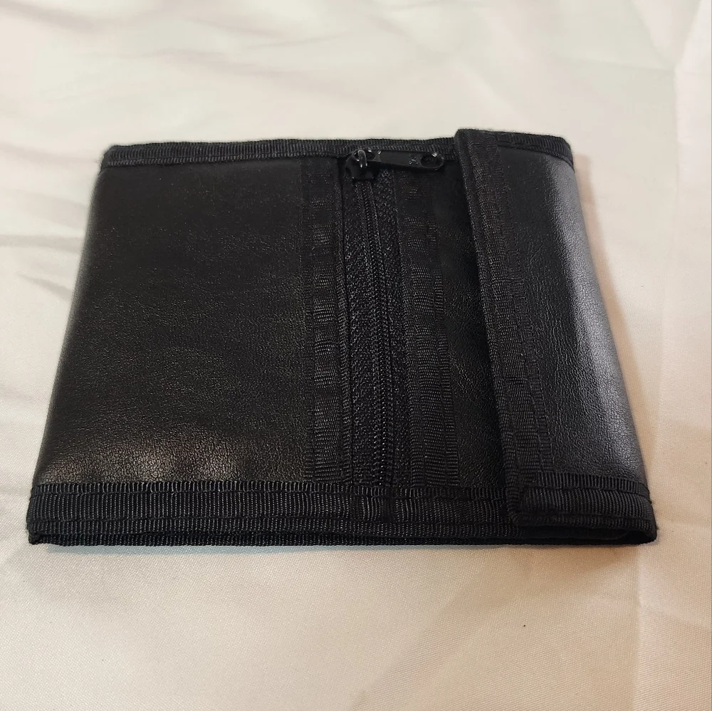 Vintage Black Wallet with Vintage Car Design
